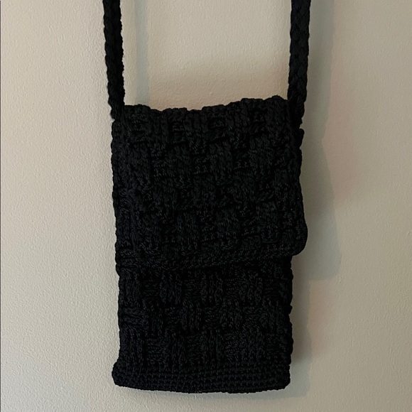 The Sak Handbags - The Sak Black Crochet Mini Crossbody bag